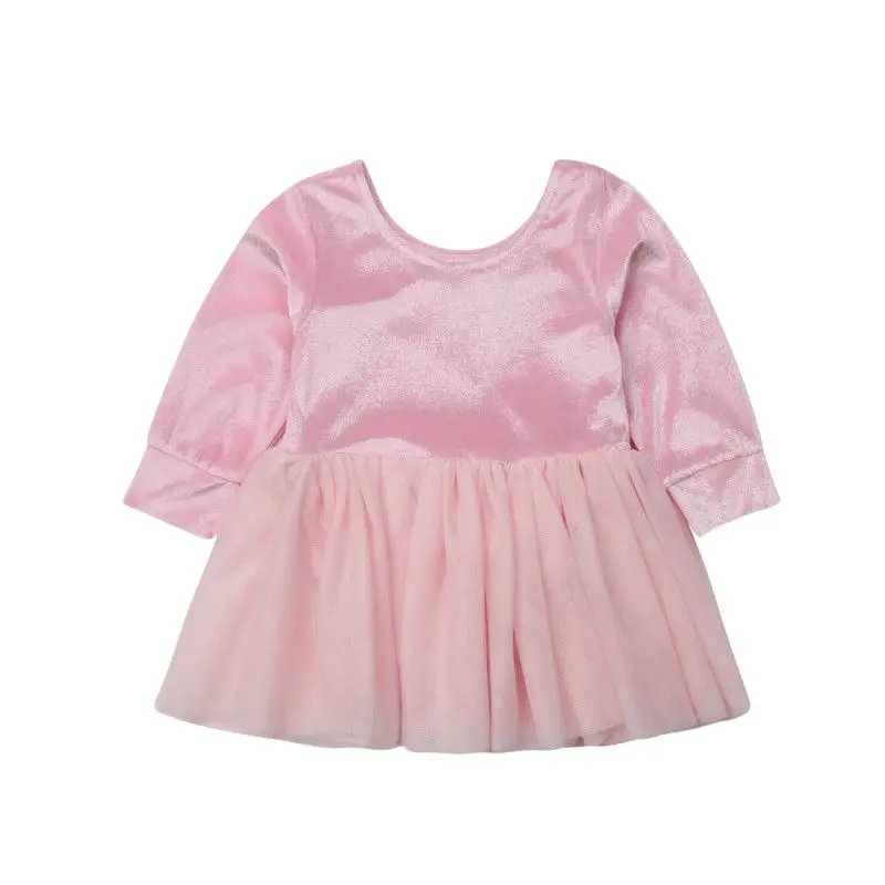 

Baby Velvet Winter Tulle Bodysuit Newborn Baby Kids Girl Warm Jumpsuit Tutu Bodysuits Outfits Sunsuit 0-3T