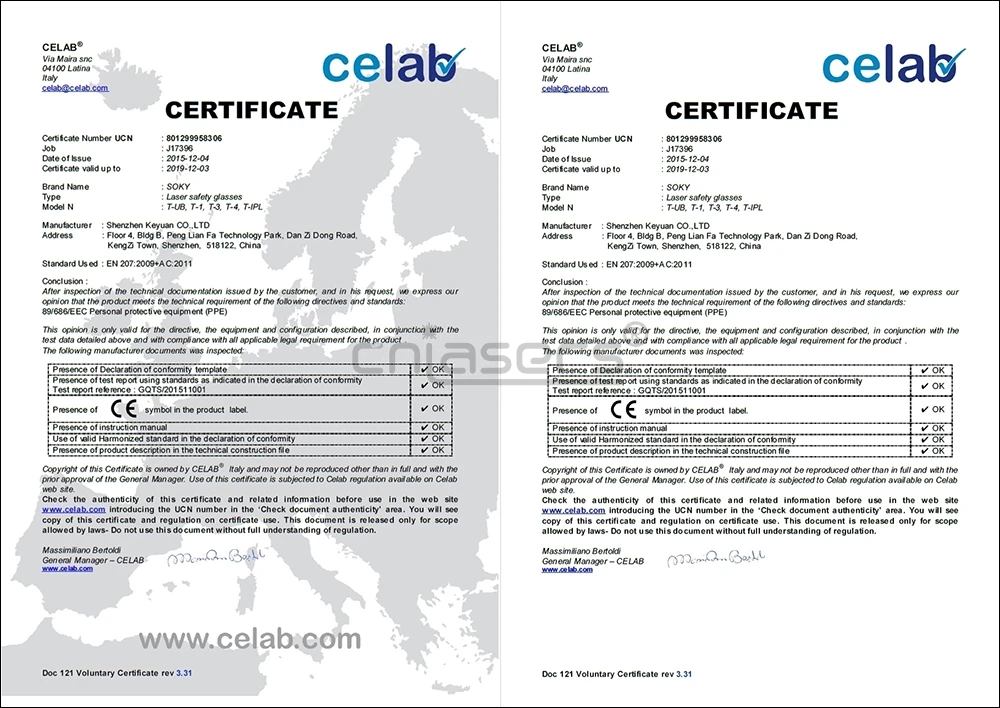 CNILasers T3 защитные очки для 190 450 и 800 1100nm IR инфракрасная лазерная указка 808nm 980nm 1064nm УФ