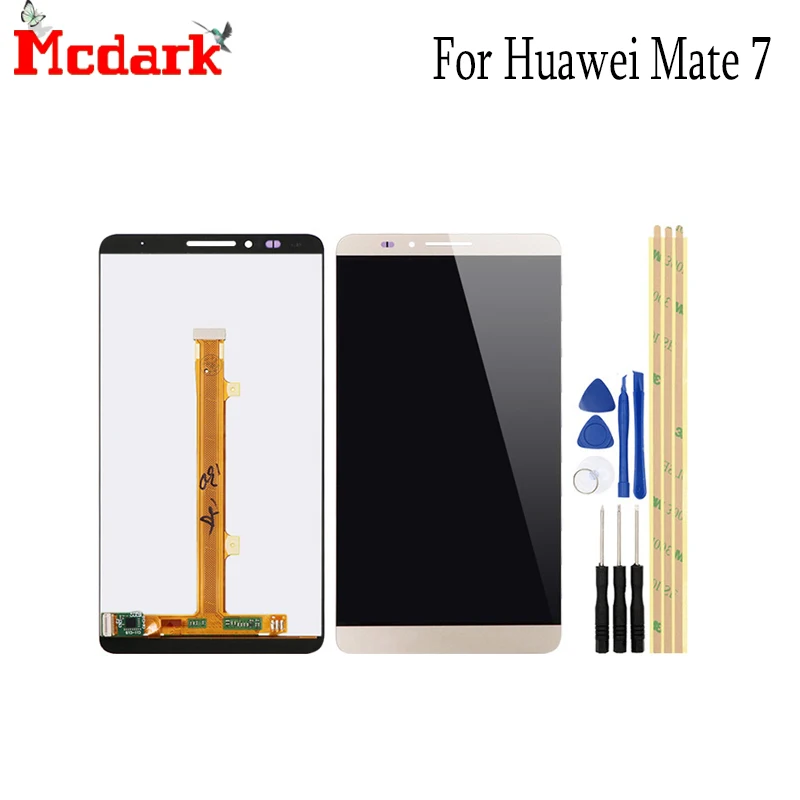 ЖК-экран для Huawei Mate 7 6 0 дюймов Сменные аксессуары ЖК-дисплей + сенсорный экран