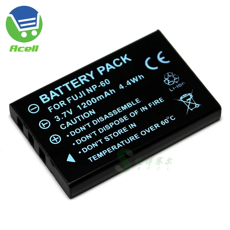 Agfa Chargeur+Batterie USB NP-60 pour Praktica DVC XD-3 / Aiptek AHD 100 200 