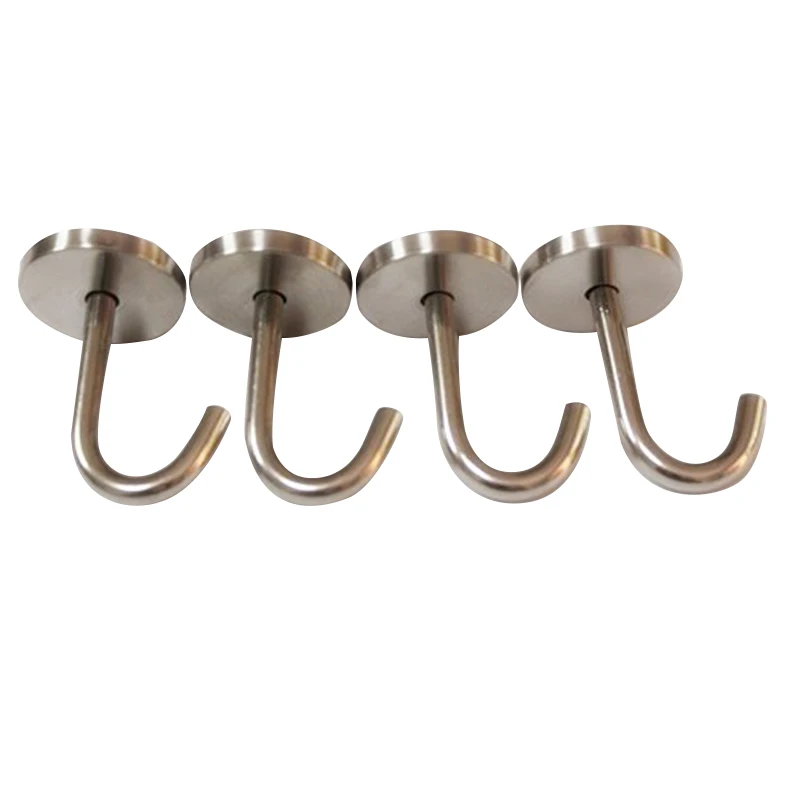 Stainless Steel Screws Mount Ceiling Hooks Coat Hanger(2 INCH 4 Pack) | Дом и сад