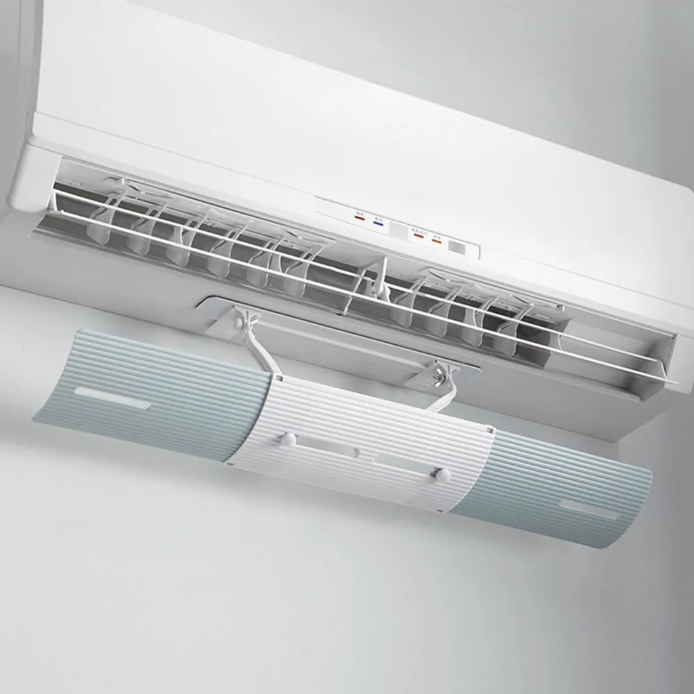 

Adjustable Air Conditioner Cover Windshield Air Conditioning Baffle Shield Wind Guide Month Straight Anti-wind Shield