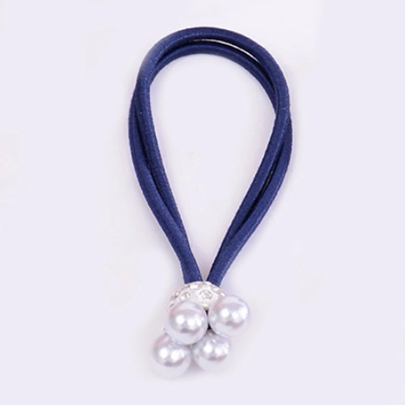 1PC/3PC popular unique ponytail pearl hair rope elegant fashion hair band rubber belt girl fashion boutique accessories gift