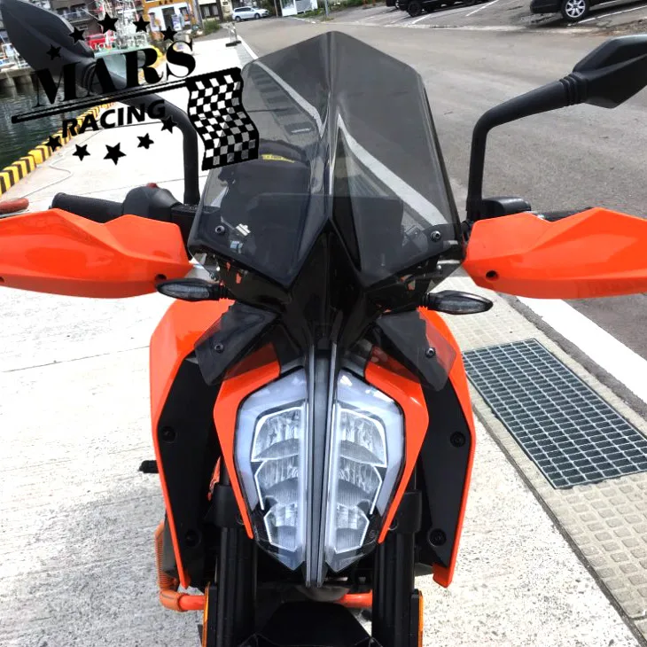 

Windshield WindScreen Visor Viser Fits For KTM Duke 125 390 2017 2018 Duke125 Duke390 17 18 Double Bubble