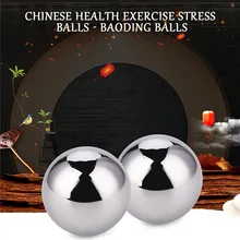1 пара 43 мм мячик для здоровья, ручной массаж, металлическая медитация, облегчение стресса, фитнес-массаж, гандбол, продукт для заботы о здоровье