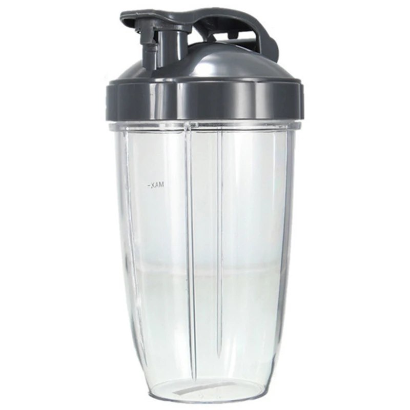 

Hot sale 3Pcs Stainless Steel Plastic For Cross Blade 24 For Oz Mixing Cup Flip Lid For Nutribullet Juicer Parts