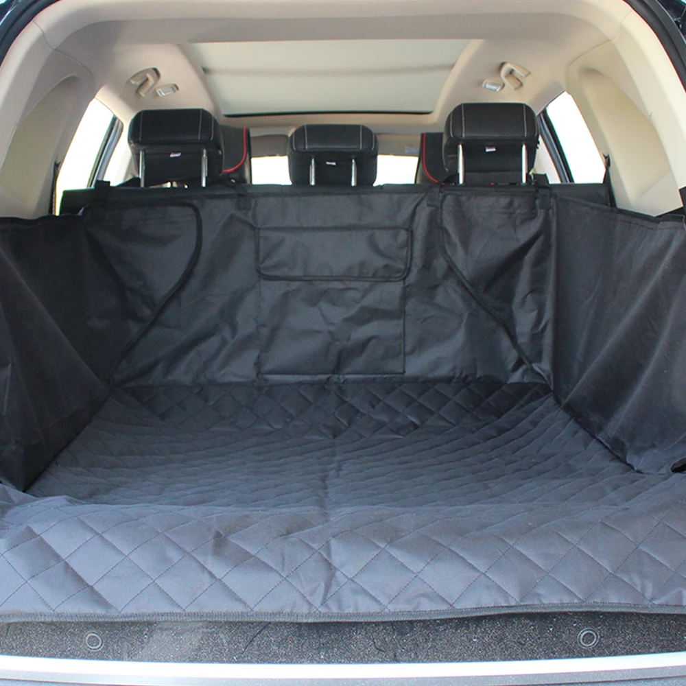 

Pet Carriers Waterproof Car Seat Cover Oxford Fabric Dog Trunk Cargo Liner Trunk Mat Cover Non-slip Protector Carrying Pet Mat