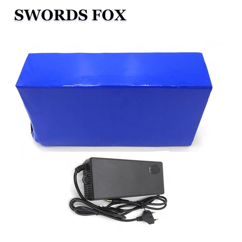 

SWORDS FOX 60V 20AH 2000W electric bike battery lithium battery power battery With 50A BMS and 67.2V 5A Charger