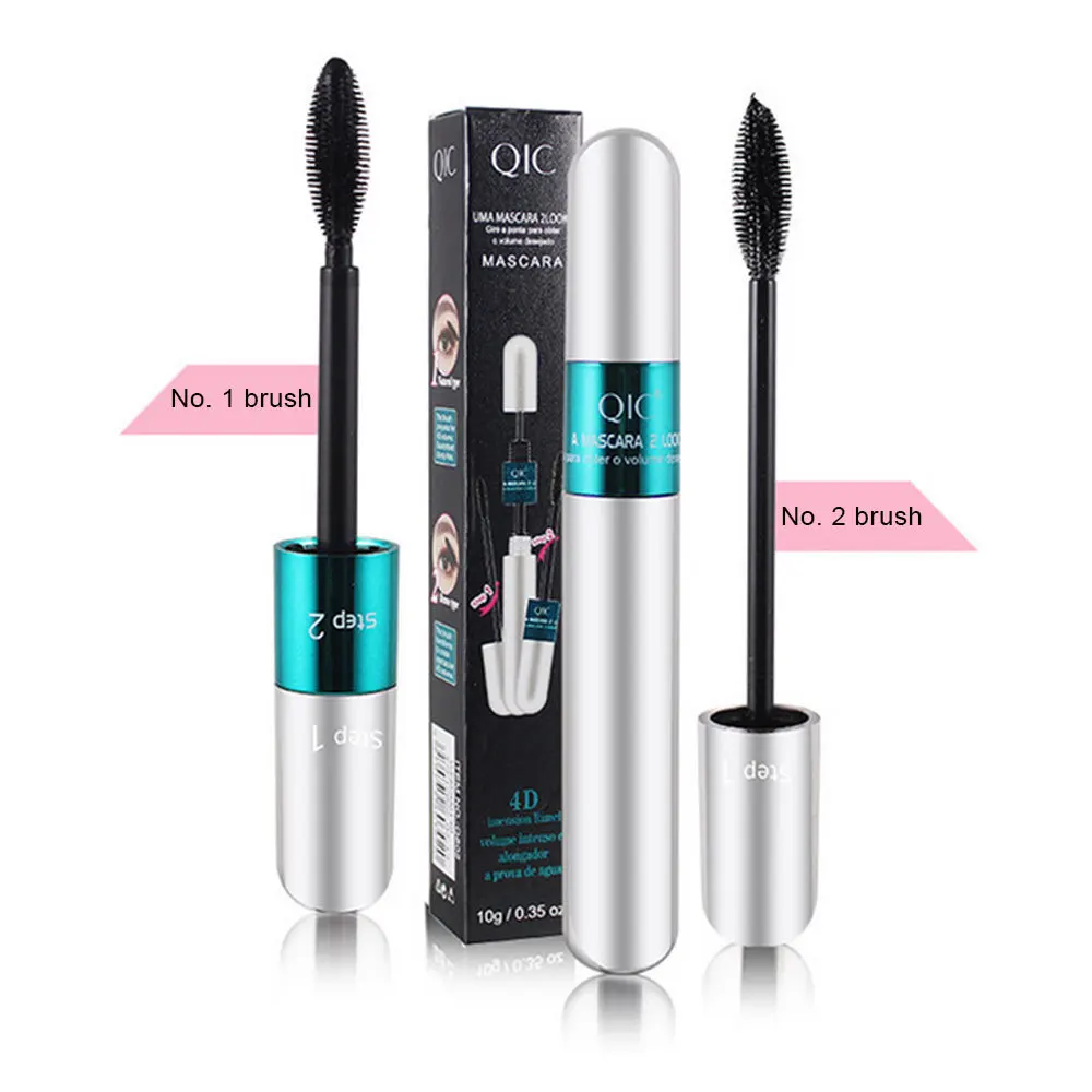 

High Quantity Makeup Lengthening Extension Mascara Double Head Curling Long Waterproof Thick No Blooming 3D Mascara