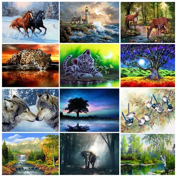 

3D Diy Full Square diamond Painting Cross Stitch kits Diamond Mosaic Pattern Diamond Embroidery Kids Gift Wholesale Price