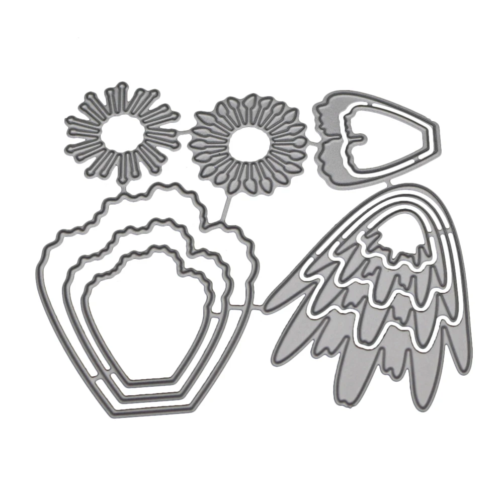 

Thin Petals Cutting Dies Embossing Cutting Stencil Template Alloy DIY Crafts for Card Art Craft Album Scrapbooking