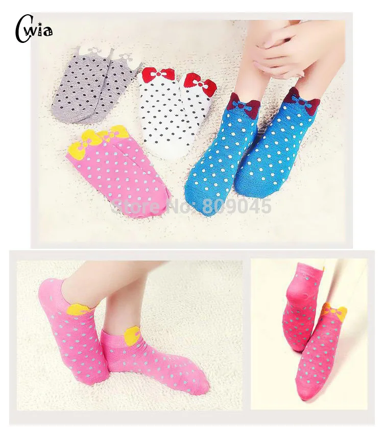 

Warm comfortable cotton bamboo fiber girl women's socks ankle low female invisible color girl boy hosier10pair=20pcs WS05