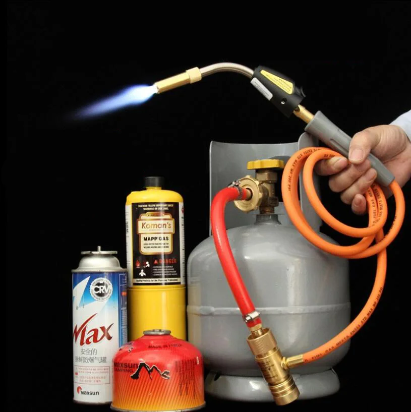 Паяльный сварочный фонарь самозажигание 1,5 м шланг CGA600 соединение газовый фонарь ручной пропан горелка для МАПП газа