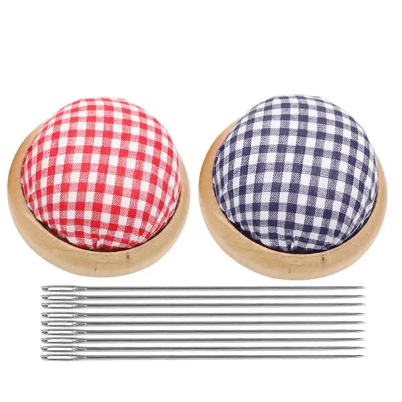 Sewing Kit Needle Pin Cushion with 25pcs Sewing Needles Set Embroidery Toolin Pins