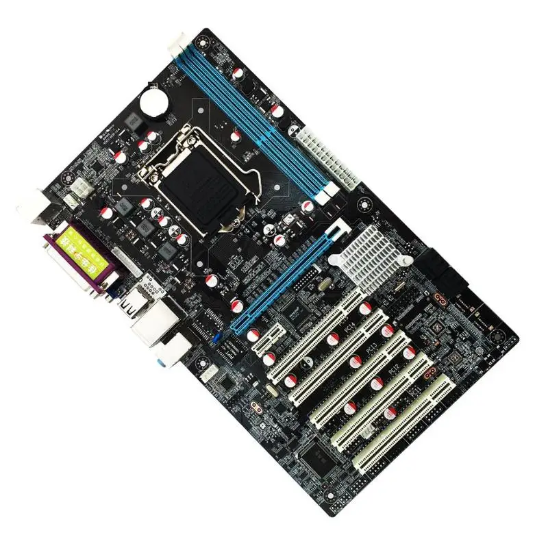 

PC Computer Motherboard H61 DVR LGA 1155 5 PCI Slot Monitor ATX COM DDR3 Dual Channel Mainboard