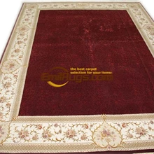 Ковер Разделение ковровое покрытие в Гостиная в сдержанном стиле ковер из чистой шерстяной в Гостиная шерсть Европейский красный Blackgc117savyg28