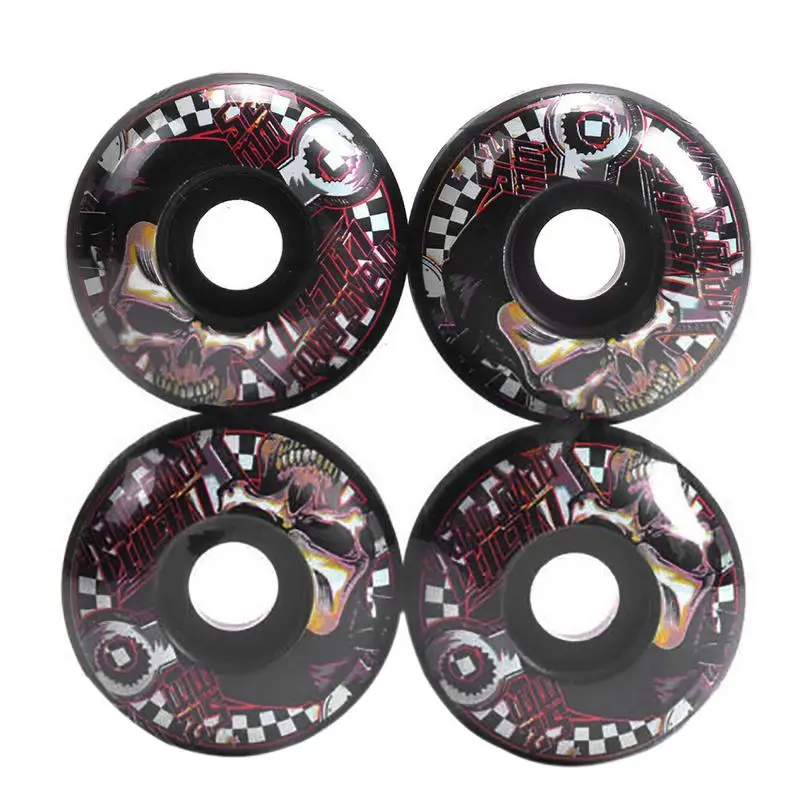 

51D High Hardness Skateboard Wheel PU Wheel High Elasticity High Rebound Suitable For Marble Asphalt Pavement U Pool Accessories