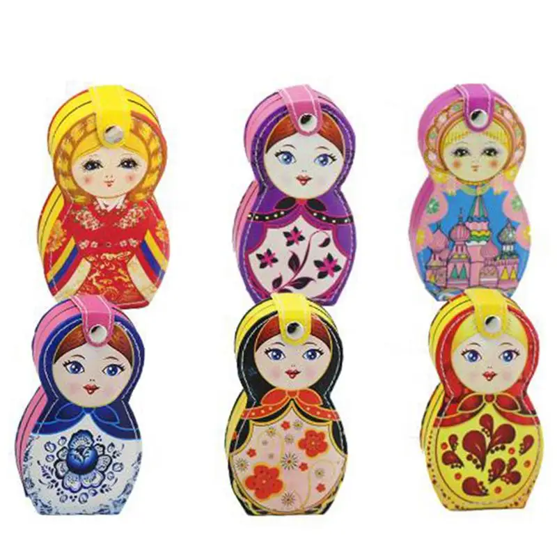 Русский Matryoshka клиппер маникюрный набор пинцет, ножницы для ушей пилочка для ногтей Уход за ногтями Путешествия Красота портативный педикюр инструменты