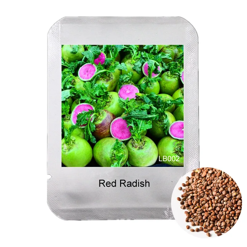 

Hot Sale 100 Pcs/bag Very Delicious Fruit and Vegetable Plants Xinlimei Red radish Garden, Famous Bonsai Plant in China, #LB002