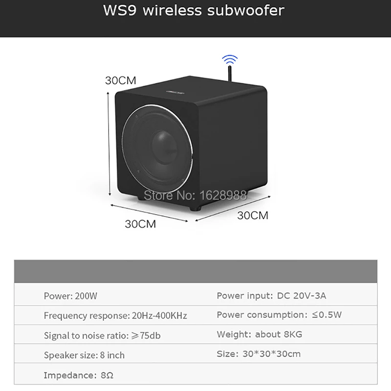 300K Bluetooth динамик для ТВ Саундбар с WS9 беспроводной сабвуфер K ТВ микрофон домашний кинотеатр звуковая панель Поддержка TF AUX оптический