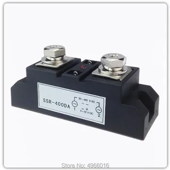 

Original 400A Solid State Relay Input DC 4~32VDC Load AC 40~480VAC SSR-400DA DJ Equipment Accessories