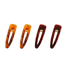 4 шт. заколки для волос янтарные капли воды Ретро черепаховая декорация заколка для волос для девочек и женщин