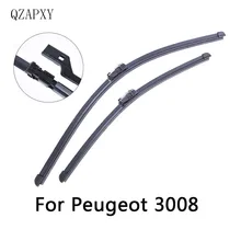 QZAPXY щекта стеклоочистителя для peugeot 3008 из 2008 2009 2010 2011 2012 2013 до стеклоочиститель автомобильных светодиодных фар аксессуары