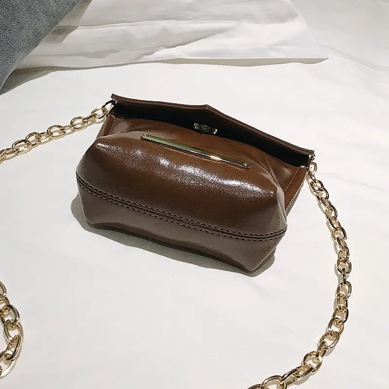 Cuoio Elaborazione brown Donne Paillettes Tote 2018 Crossbody Dell'unità Marca Famosa Le redwine Alta Di Delle Marfuny Black Catena Sacchetto Modo Qualità Borse Bag Femminile Del Per SHxq1