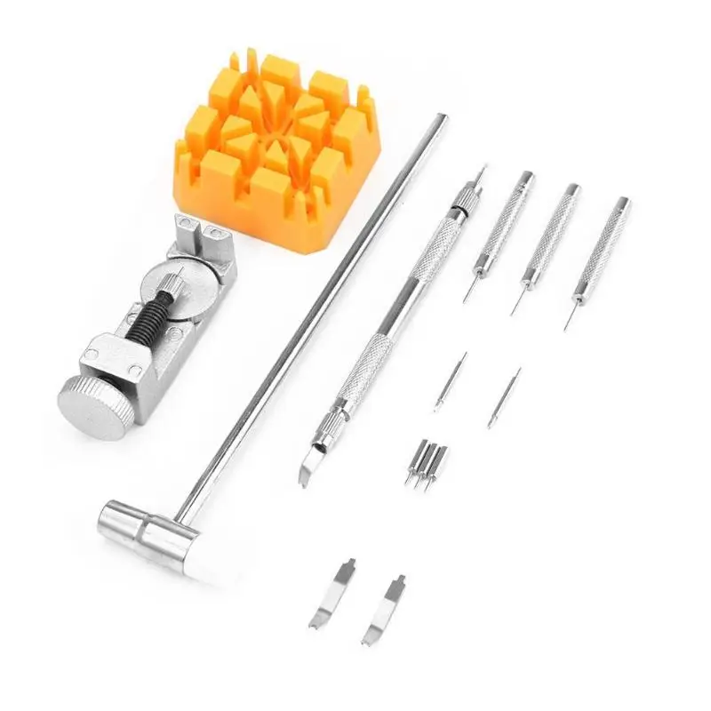 

14pcs/set Watch Opener Tools Metal Watch Case Opener Remover with Watch Bar screwdriver Pins saat tamir aletleri