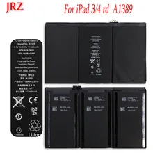 JRZ 11560 мА/ч, для iPad 3/4 rd A1403 A1416 A1430 A1433 A1459 A1460 A1389 аккумуляторная батарея для iPad 3/4 rd Замена батареи для портативных компьютеров