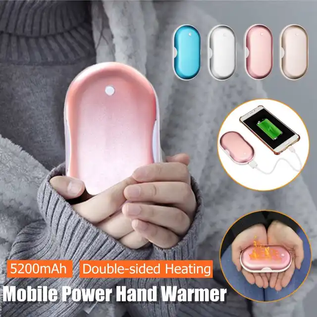 5200 mAh USB Po Caldo Riscaldatore Scaldino della Mano Portatile Alimentazione e 5200 mAh USB Po Caldo Riscaldatore Scaldino della Mano Portatile Alimentazione e