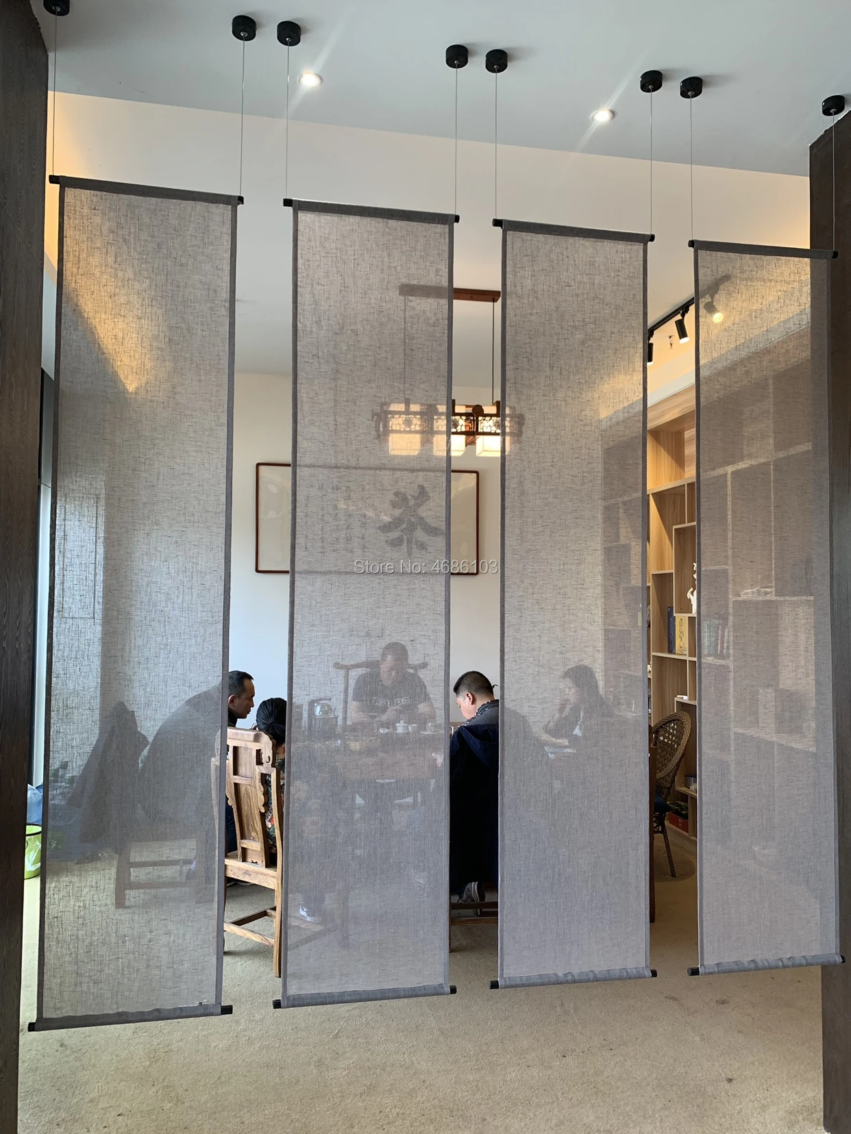 partition for living room on Brand New Japanese Linen Fabric Curtain Blinds Zen Vestibule Screen Partition Curtain For Living Room Bedroom Tearoom Blinds Shades Shutters Aliexpress