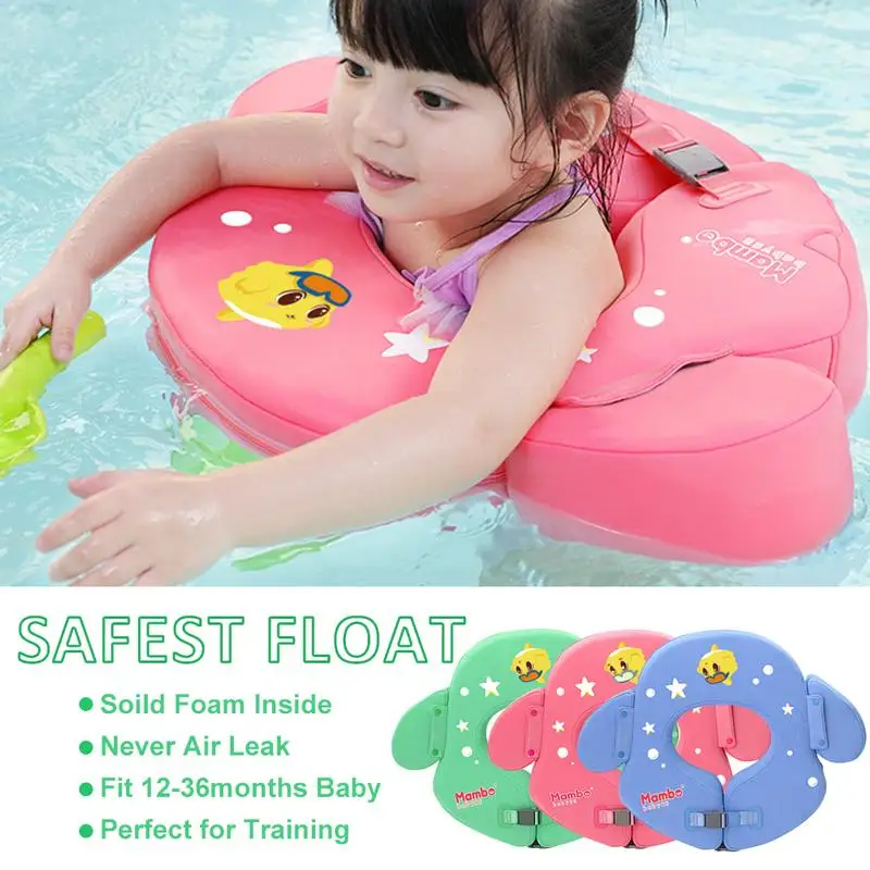  Baby Solid Swimming Float Non Inflatable Swimming Ring Safety PVC Children Swim Training Aid For Ba