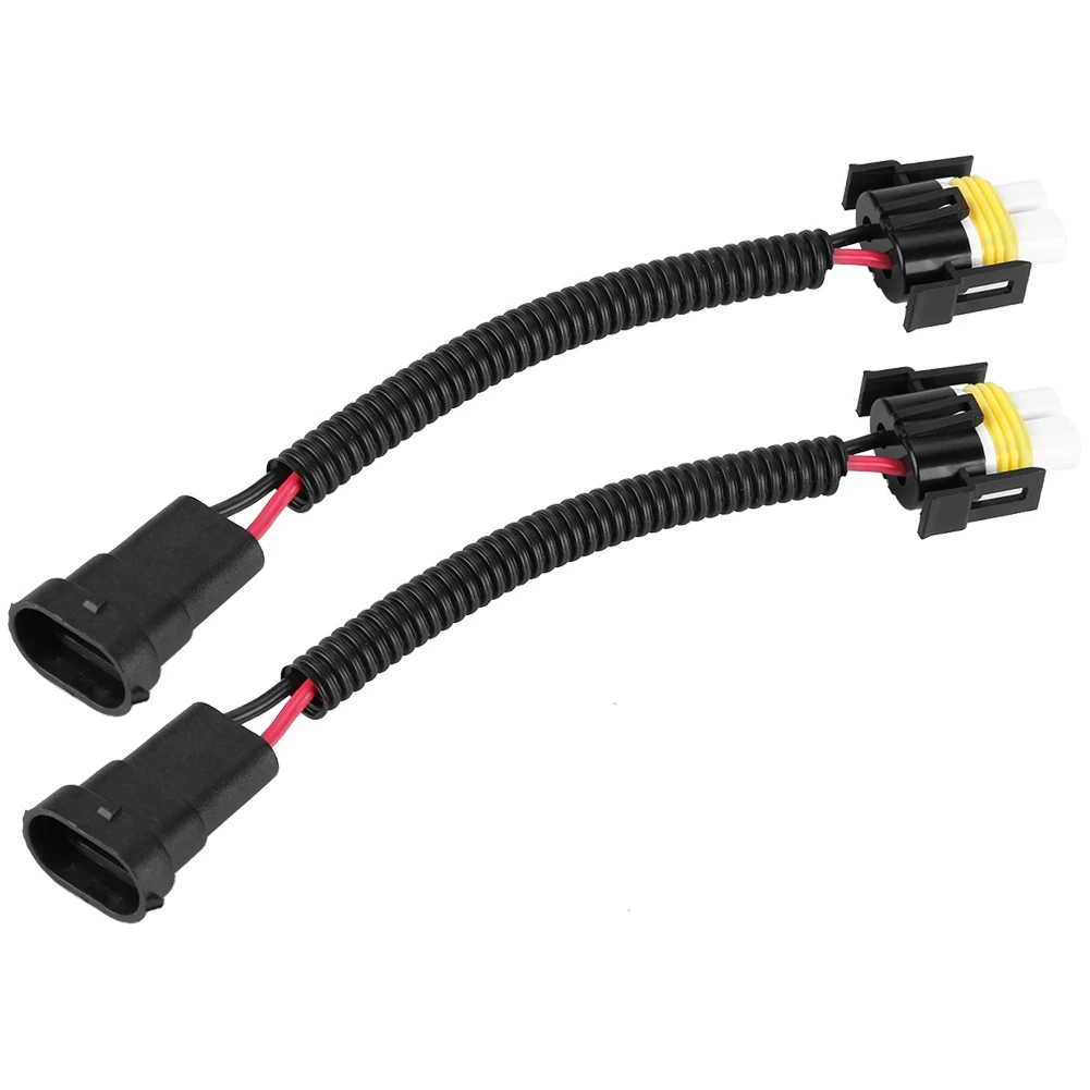 

Ceramics Conversion Connector Wiring For H11 H8 Headlight Fog Light Harness Socket Conversion Wiring Harness Plug Cable Socket