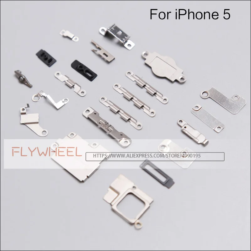 10 шт. внутренние аксессуары для iPhone 5 5S 5C 6 6S 7 8 Plus X маленький полный внутренний