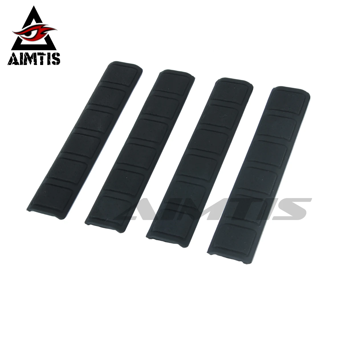 4 шт. чехол AIMTIS для тактических ключей мягкий резиновый рельсов Quad KeyMod панель 6 2
