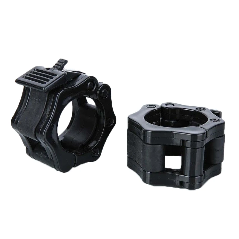 1Pcs Olympic Spinlock Collars Barbell Inner Diameter 50mm Lock Clips Clamp Weight lifting Bar Dumbbell For Fitness Body Building