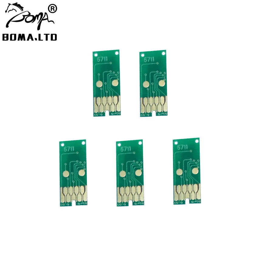 T6711 чип для резервуара технического обслуживания EPSON WF 3540 3620 3640 7110 WP 4520 4530 L1455