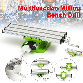 

New 2 Axis Milling Machine Compound Table Worktable Adjustment X-Y Milling Working Cross Table Bench Vise Drilling Table BG6330