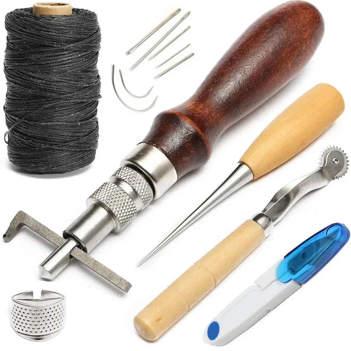 7 pcs Leather Carft Hand Stitching Sewing Tool DIY Hand Stitching Set