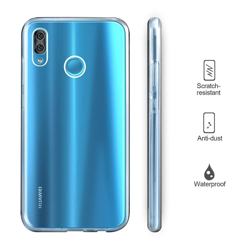 360 Полный корпус чехол для huawei P Smart Coque P30Pro P20 Mate20 Lite Y6 Y7 Pro P10 P9 P8 Honor8 GR3 Мягкий ТПУ Прозрачный чехол для телефона