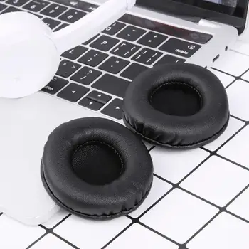 

1 Pair 65mm Foam Sponge Ear Pad Cushion Earmuff Earpads for ATH-SJ1 ATH-200AV Headphones Portable Earphone Replacements