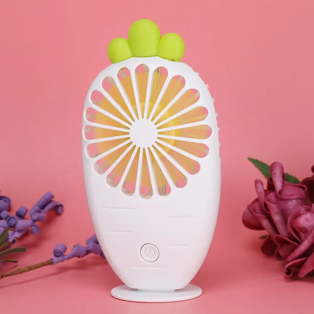 Ventilador мини USB вентилятор перезаряжаемый портативный маленький настольный вентилятор милый морковь Форма для лета Aire Acondicionado