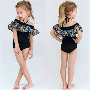 

Baby Girl Flower Ruffle Bikini Set Kids Swimwear Swimsuit Bathing Suit Beachwear