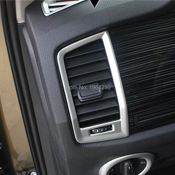 

MONTFORD For Skoda Kodiaq 2017 2018 2019 ABS Matte Centeral Air Conditioning Vent Trims Interior Outlet Frame Cover Car Styling