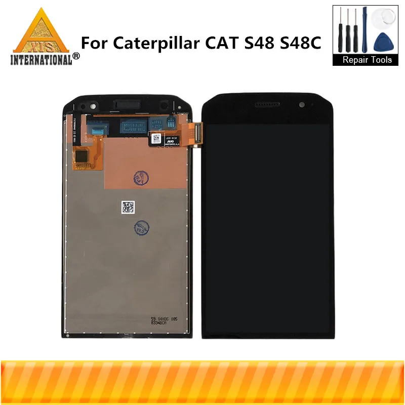 

Original For Caterpillar CAT S48 S48C Axisinternational LCD Display Screen+Touch Panel Digitizer For Cat S48 Display Assembly