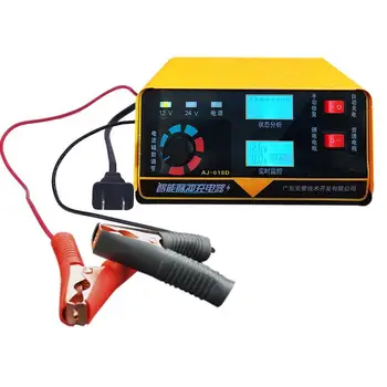 

Car Battery Charger 12V 24V Full Automatic Electric Car Battery Charger Intelligent Pulse Repair Type 6AH-400AH For Motorcycle