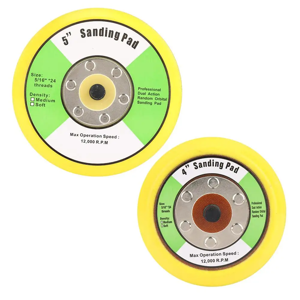 

100/125mm Hook and Loop Sanding Polishing Backing Pad with M8 Thread