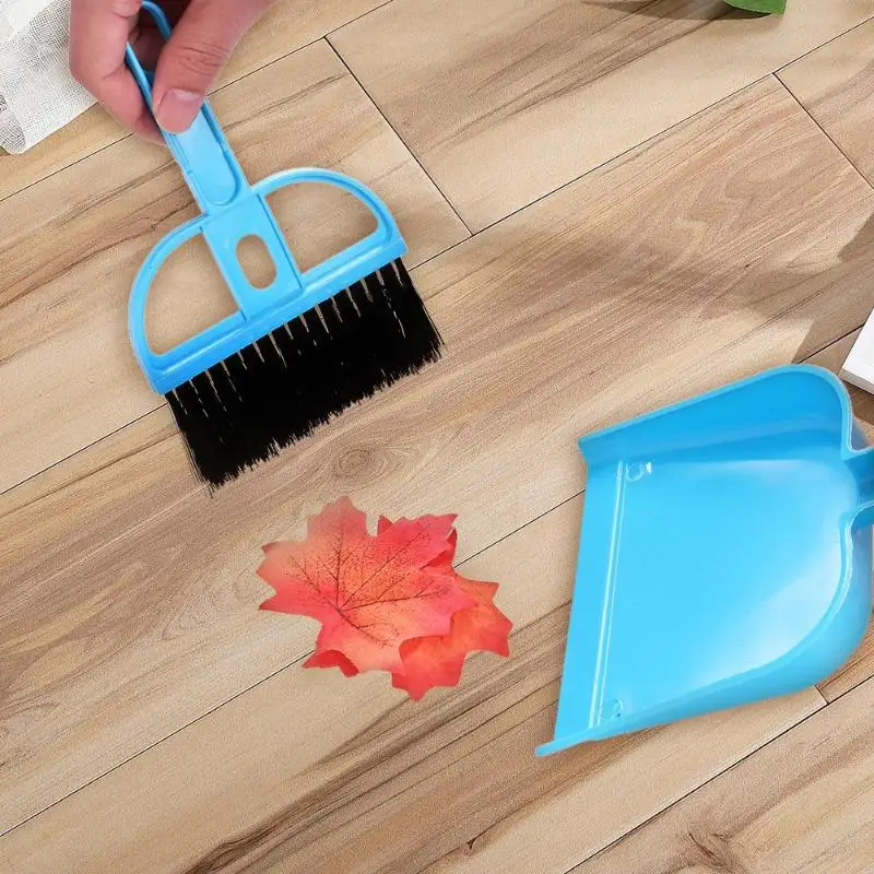 Mini barrido cepillo de limpieza cepillo escoba pequeña pala conjunto de teclado cepillo de limpieza para la cocina del coche Estufa de de gas