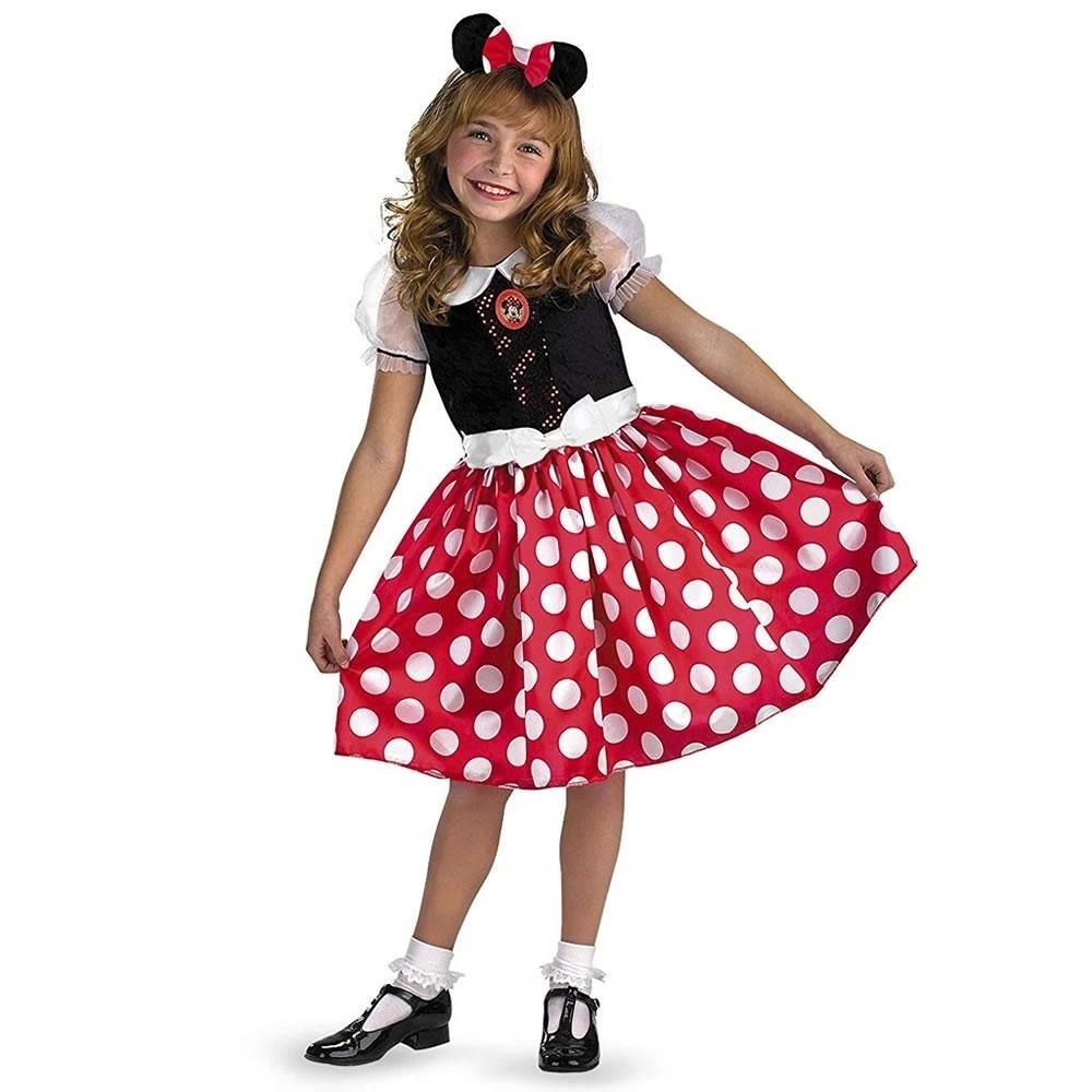 Classic Minnie Mouse Toddler size XS 3T 4T Disney Red Dress Costume ...